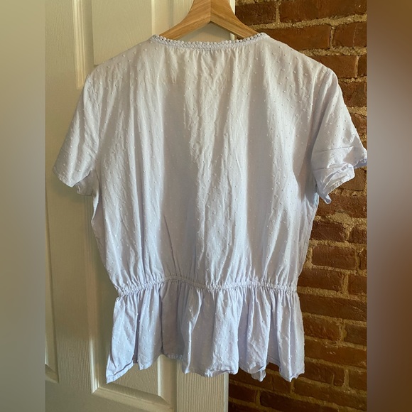 Loft Outlet Lacy Peplum Top - Picture 5 of 6